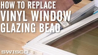 How to Replace Vinyl Glazing Bead [upl. by Gnilyarg]