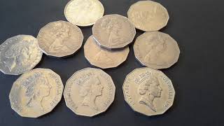 Australian COA 50 cent coins worth money [upl. by Miche850]