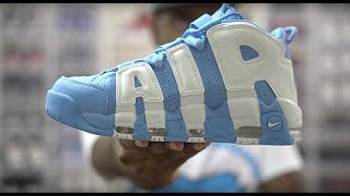 Nike Air Uptempo University Blue Review [upl. by Lyrpa]