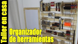 Organizador de herramientas  Panel  Tablero  Estanteria  Organizar el taller [upl. by Barboza]