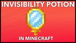 Minecraft Invisibility Potion What Does The Potion Of Invisibility Do In Minecraft [upl. by Ailuy]