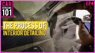 Car Detailing 101  How To Detail A Car Interior [upl. by Cart772]