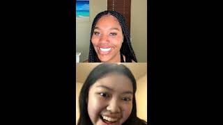 Girl does impression of Tiahra Nelson from the Electric Love video  Tiahranelson Instagram Live [upl. by January]