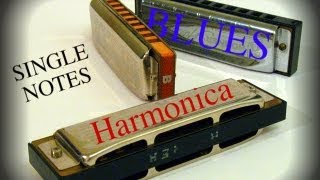 Learn Harmonica in 3 Minutes Single Notes Part 1 [upl. by Ettevad686]