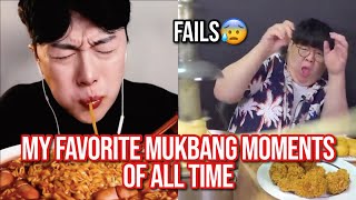 my favorite mukbang moments of all time HILARIOUS [upl. by Eirrotal]