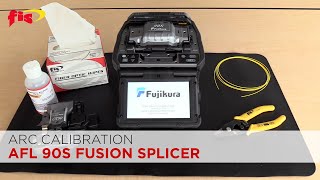 Arc Calibration on a AFL 90S Fusion Splicer  Fiber Optic Tech Tip [upl. by Hernandez]