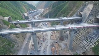 Railway Tunnel with Chinas Biggest Cross Section Completed in NW China [upl. by Jeno]