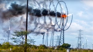 Funniest Wind Turbine Fails [upl. by Dearman547]