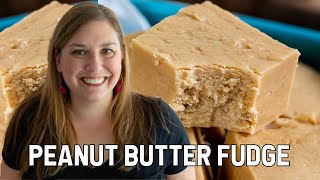 Peanut Butter Fudge  only 4 Ingredients [upl. by Assenar]