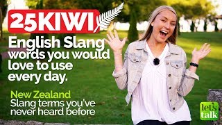 25 KIWI English Slang words  Speak English like a Native Speaker  English Vocabulary Lesson [upl. by Aivatal]