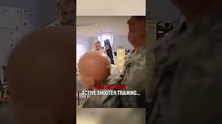 Military base active shooter scenario training‼️🤯 military army combat war [upl. by Rimola]