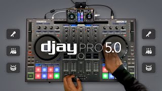 djay Pro 5  Full Walkthrough [upl. by Henrik]