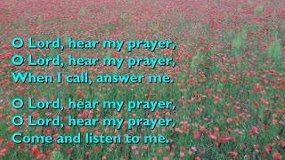 O Lord Hear My Prayer Taizé with lyrics for congregations [upl. by Llednov]