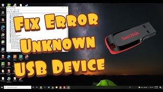 How To Fix Unknown USB Device  Device Descriptor Request Failed 2021 [upl. by Ul179]