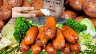 MUKBANG THAI SAUSAGES  Isaan Sausage [upl. by Yttak924]