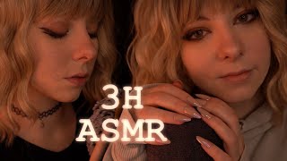 ASMR  3h layered Unintelligible Whispering amp Relaxing Sounds for Deep Sleep  no talking Blue Yeti [upl. by Gretal622]