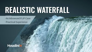 Houdini Tutorial  Waterfall Fluid Simulation  CGI amp VFX Breakdown [upl. by Baun]