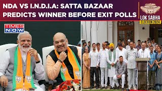 NDA Vs INDIA What Satta Bazaar Predicted Before Exit Polls BJP Crushing Congress Analysis [upl. by Holna278]