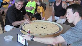 Crokinole 2017 New York Final  Conrad v Walsh [upl. by Nork]