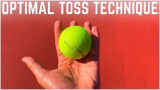 The Optimal Tennis Serve Toss Technique [upl. by Emrich]