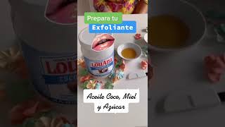 DIY Como hacer tu EXFOLIANTE para labios en casa Shorts [upl. by Tull]