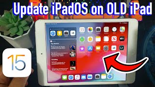 How to Update Old iPad to iOS 14 15  Install iPadOS 15 on Unsupported iPad [upl. by Whitten]