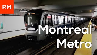 Montreal Metro  Métro de Montréal  Montreals Rapid Transit System [upl. by Vasti]