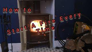 How To Light A Multi Fuel Stove Every Time [upl. by Wieren]