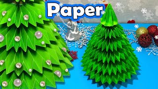 ЁЛКА из бумаги своими руками  Новогодние поделки  DIY paper Сhristmas tree  Сhristmas crafts [upl. by Nonnelg]