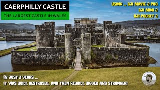 Caerphilly Castle  The Largest in Wales 2nd in Britain [upl. by Laney]