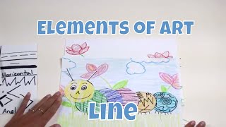 Elements Of Art Line For Kids [upl. by Llerrod]