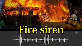 208 Fire siren  sound effect [upl. by Flossy360]