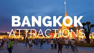 10 Top Tourist Attractions in Bangkok  Travel Video [upl. by Haggai]