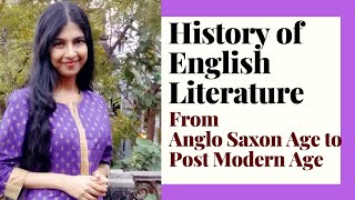 History of English Literature  All the Literary Ages explained [upl. by Colan122]