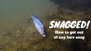 SNAGGED Lures  How To Get Them Back [upl. by Namajneb]