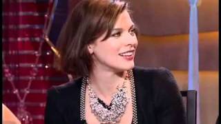 Milla Jovovich interview on Russian TV with subtitles [upl. by Bunni]