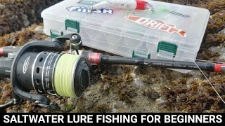 SALTWATER LURE FISHING FOR BEGINNERS  WHERE TO START SEA FISHING UK [upl. by Aihsenrad]