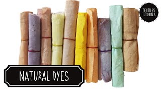 How To Make Natural Dyes  Textiles Techniques [upl. by Cai905]