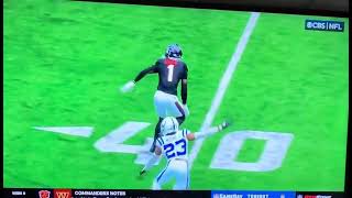 Stefon Diggs injury vs Colts [upl. by Ellekram8]