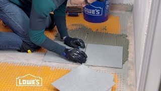 How To Tile a Bathroom Floor [upl. by Enidlareg]