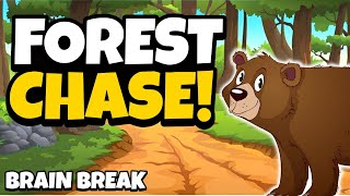 Forest Chase  Brain Break  GoNoodle Inspired [upl. by Jemmie]