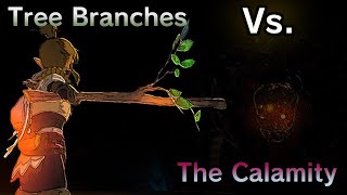 BotW Fighting Calamity Ganon with only Tree Branches  TeamTrees [upl. by Janyte]