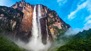 Worlds highest Waterfall  the most beautiful Angel Waterfalls of Venezuela [upl. by Gnirps]