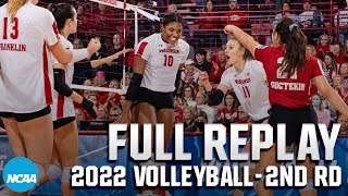 Wisconsin vs TCU 2022 NCAA volleyball second round  FULL REPLAY [upl. by Cristen947]