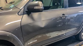 EXTREMELY LARGE DENT REPAIR 👨‍🔧 Without painting🚫 [upl. by Lacefield]