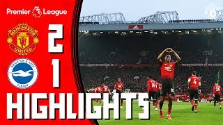 Highlights  Manchester United 21 Brighton  Pogba amp Rashford seal the win  Premier League [upl. by Adniroc3]