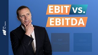 EBIT vs EBITDA [upl. by Othella]