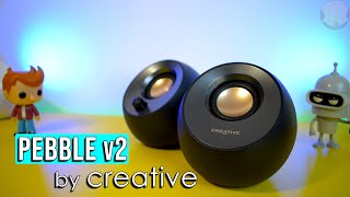 Creative Pebble V2 Speakers Review Plus Sound Test [upl. by Baugh]