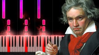 Symphony No 5 Complete  Ludwig van Beethoven Piano Tutorial [upl. by Drice]