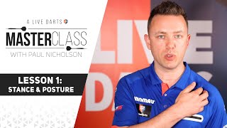 A Live Darts Masterclass  Lesson 1  Stance and Posture [upl. by Clarisse]